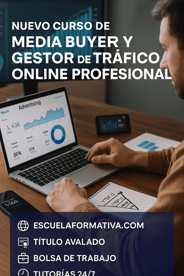 MEDIA BUYER Y GESTOR DE TRÁFICO ONLINE PROFESIONAL