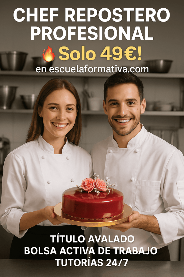 CHEF REPOSTERO PROFESIONAL
