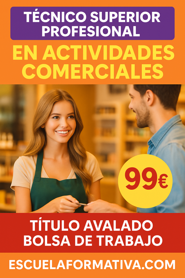 TÉCNICO SUPERIOR PROFESIONAL EN ACTIVIDADES COMERCIALES