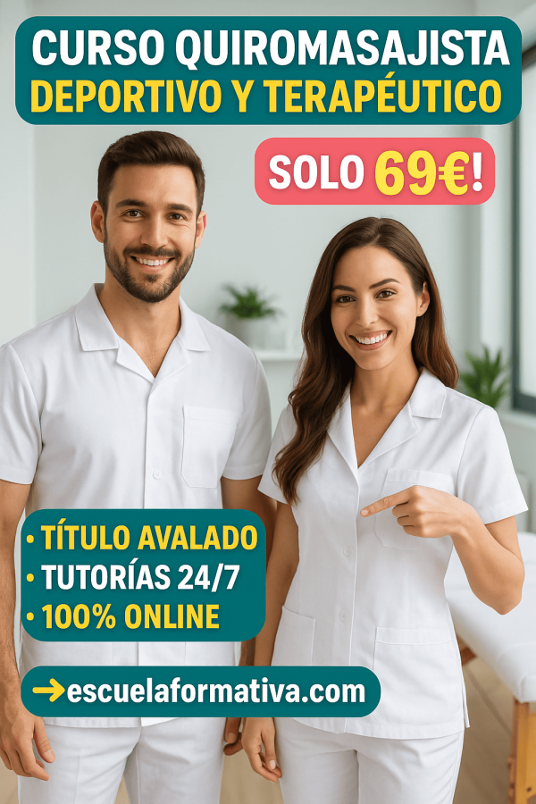 QUIROMASAJISTA DEPORTIVO Y TERAPÉUTICO