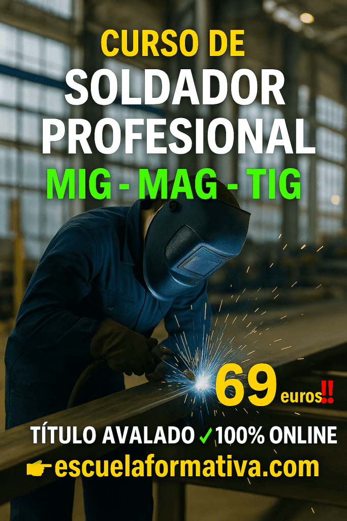 SOLDADOR PROFESIONAL (MIG-MAG-TIG) – Escuela Internacional de Formación