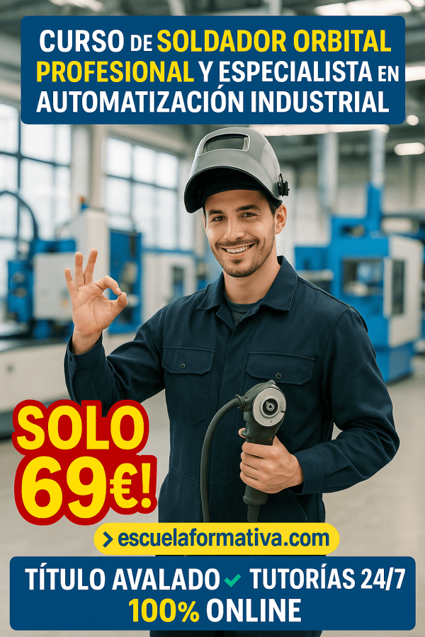 SOLDADOR ORBITAL PROFESIONAL Y ESPECIALISTA EN AUTOMATIZACIÓN INDUSTRIAL