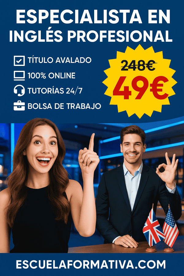 ESPECIALISTA EN INGLÉS PROFESIONAL