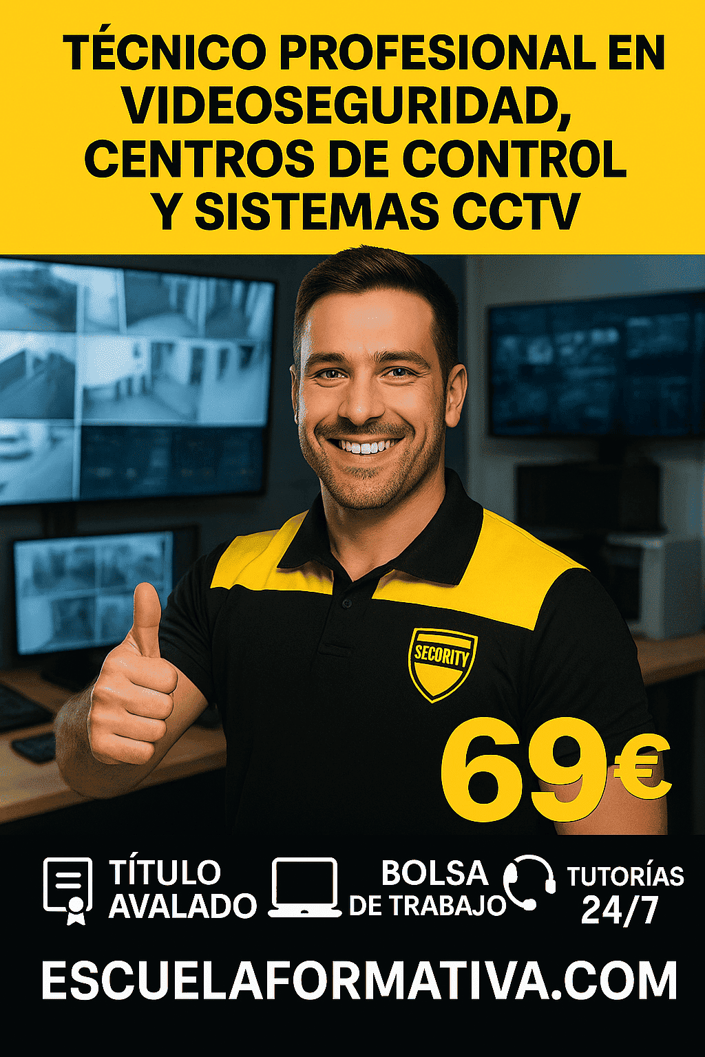 TÉCNICO PROFESIONAL EN VIDEOSEGURIDAD, CENTROS DE CONTROL Y SISTEMAS CCTV