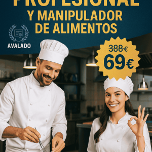 COCINERO PROFESIONAL Y MANIPULADOR DE ALIMENTOS