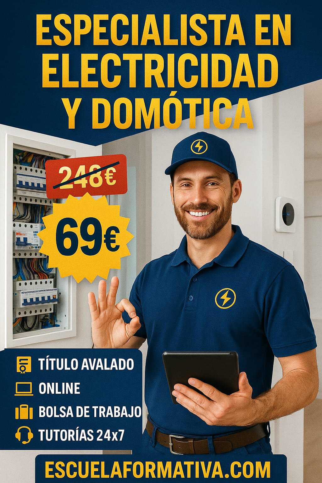 ESPECIALISTA EN ELECTRICIDAD Y DOMÓTICA