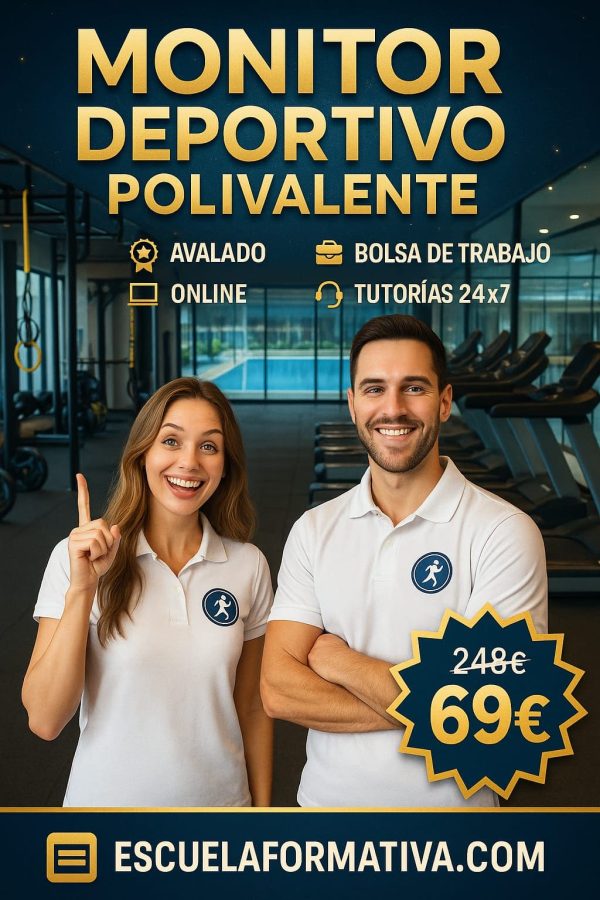 MONITOR DEPORTIVO POLIVALENTE