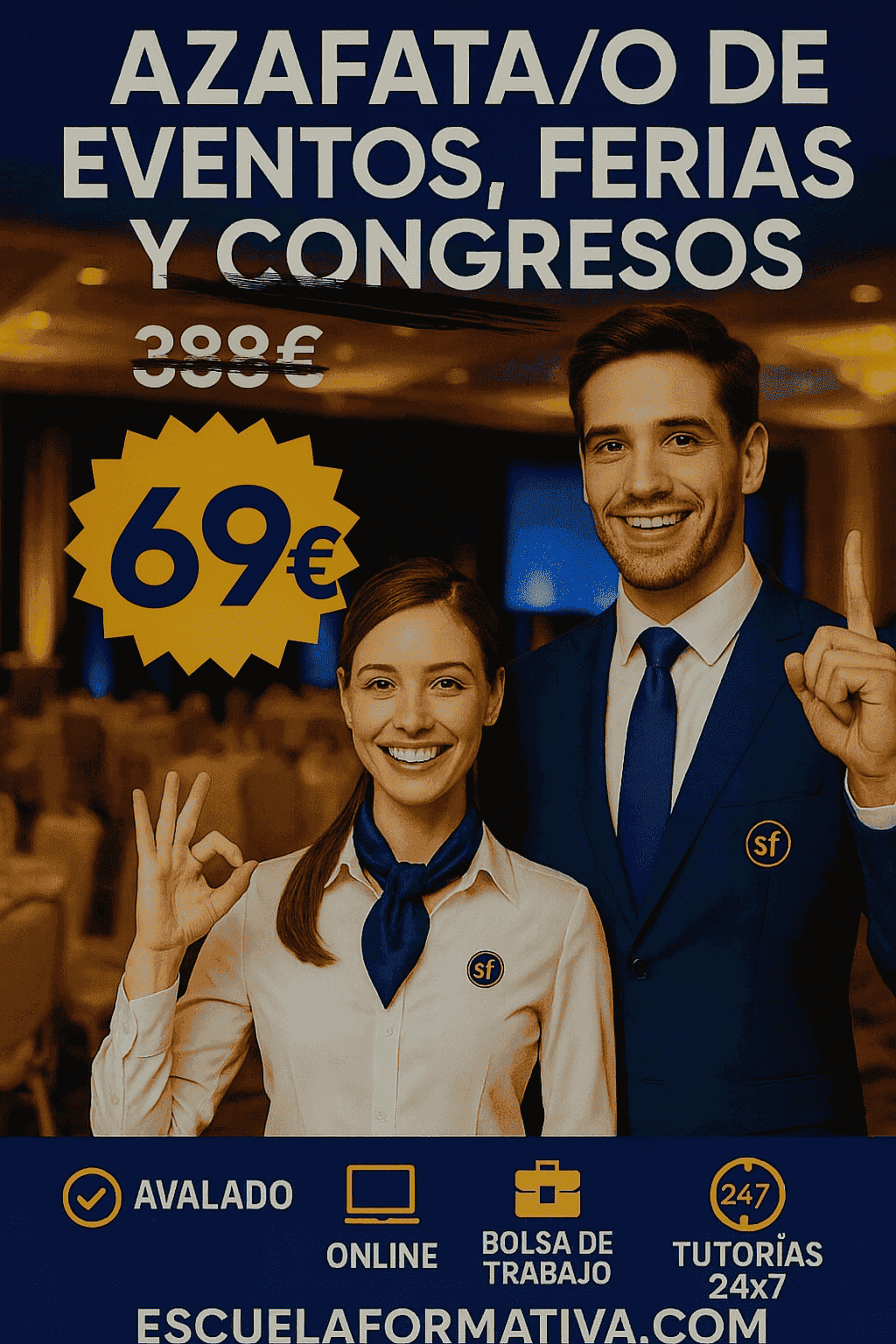 AZAFATA/O DE EVENTOS, FERIAS Y CONGRESOS