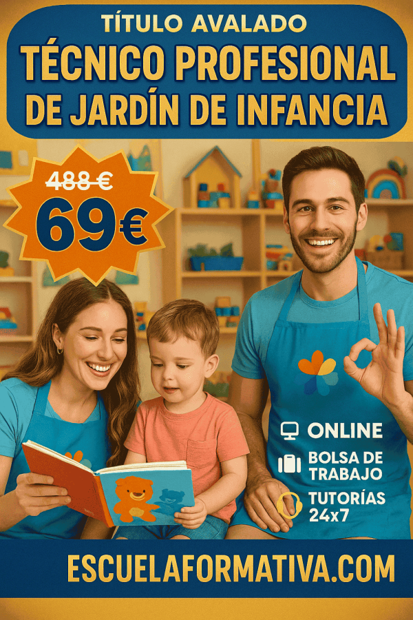 TÉCNICO PROFESIONAL EN JARDÍN DE INFANCIA