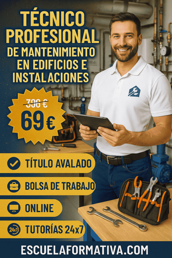 TÉCNICO PROFESIONAL DE MANTENIMIENTO EN EDIFICIOS E INSTALACIONES