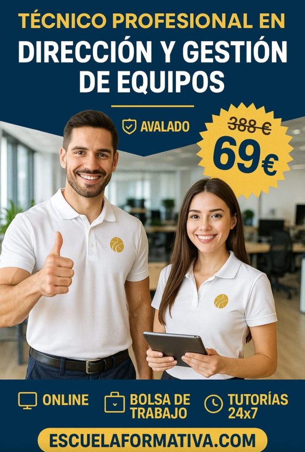TÉCNICO PROFESIONAL DIRECCIÓN Y GESTIÓN DE EQUIPOS