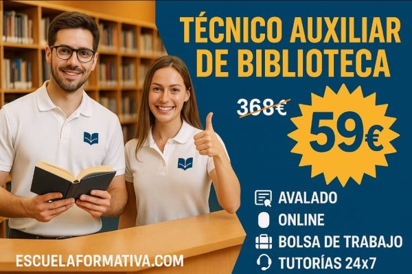 TÉCNICO AUXILIAR DE BIBLIOTECA