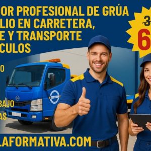 OPERADOR PROFESIONAL DE GRÚA DE AUXILIO EN CARRETERA, RESCATE Y TRANSPORTE DE VEHÍCULOS