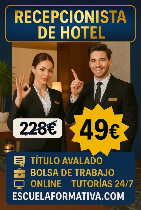 RECEPCIONISTA DE HOTEL