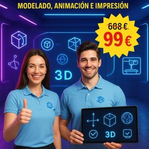 TÉCNICO SUPERIOR PROFESIONAL EN TECNOLOGÍAS 3D: MODELADO, ANIMACIÓN E IMPRESIÓN