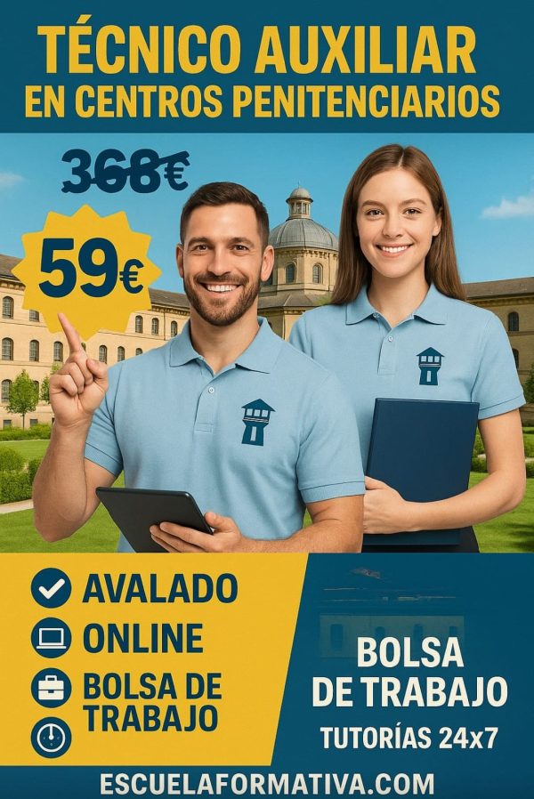 TÉCNICO AUXILIAR EN CENTROS PENITENCIARIOS
