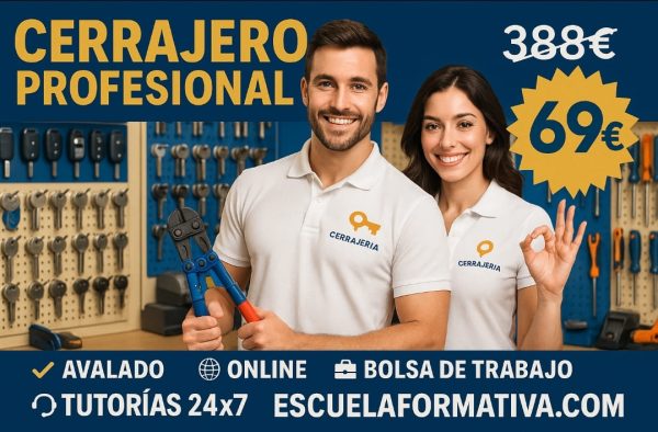 CERRAJERO PROFESIONAL (PRL INCLUIDO)