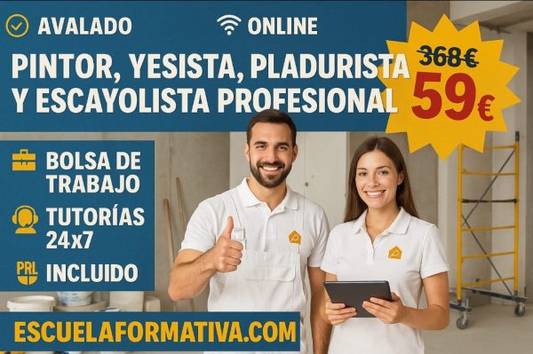 PINTOR, YESISTA, PLADURISTA Y ESCAYOLISTA PROFESIONAL