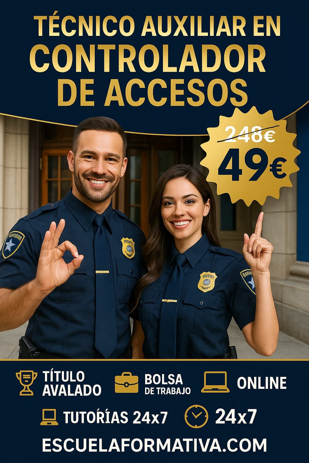 TÉCNICO AUXILIAR EN CONTROL DE ACCESOS