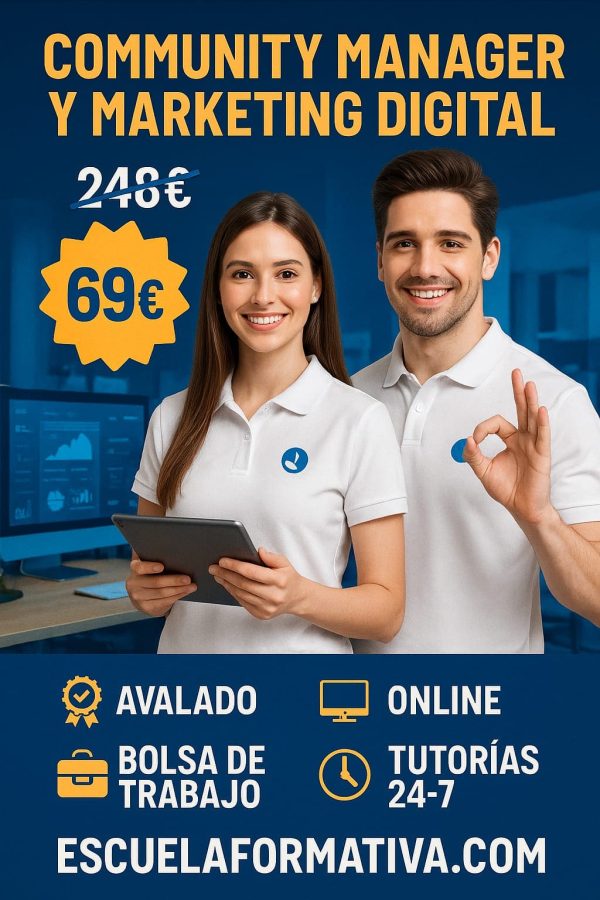 COMMUNITY MANAGER Y MARKETING DIGITAL