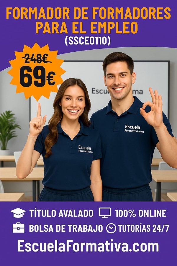 FORMADOR DE FORMADORES PARA EL EMPLEO (Actualizado)
