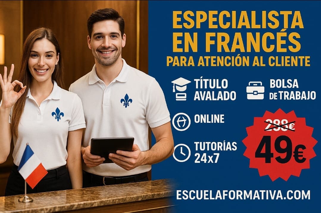 ESPECIALISTA EN FRANCÉS PARA ATENCIÓN AL CLIENTE