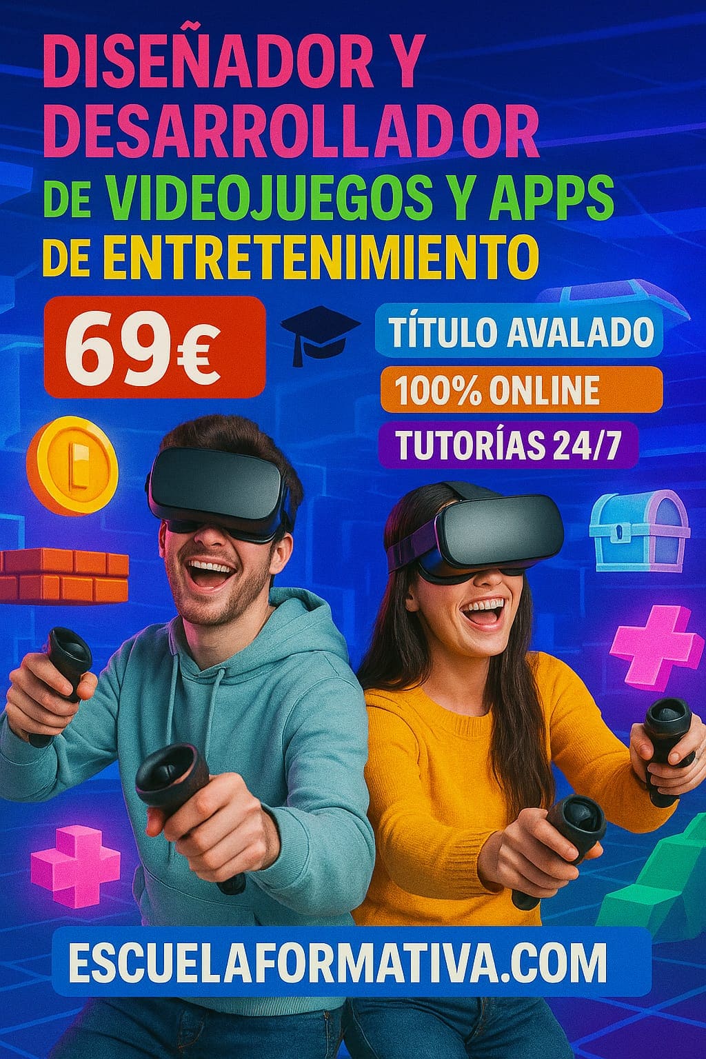 DISEÑADOR Y DESARROLLADOR DE VIDEOJUEGOS Y APPS DE ENTRETENIMIENTO