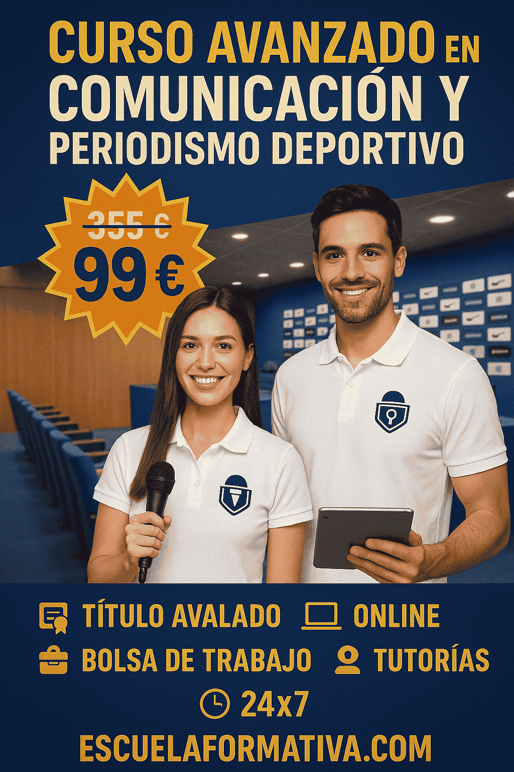 CURSO AVANZADO EN COMUNICACIÓN Y PERIODISMO DEPORTIVO