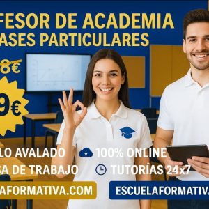 PROFESOR DE ACADEMIA Y CLASES PARTICULARES