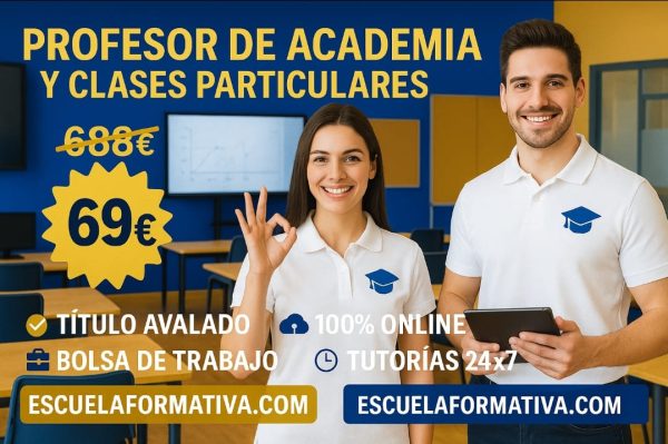 PROFESOR DE ACADEMIA Y CLASES PARTICULARES