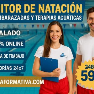 MONITOR DE NATACIÓN PARA EMBARAZADAS Y TERAPIAS ACUÁTICAS