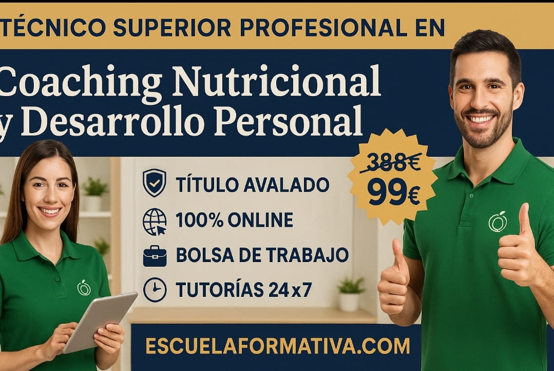 MÁSTER EN COACHING NUTRICIONAL Y DESARROLLO PERSONAL (Copy 1)