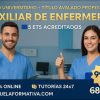 DOBLE TITULACIÓN ~ UNIVERSITARIA + PROFESIONAL: SERVICIOS AUXILIARES DE ENFERMERÍA (5 ECTS) + AUXILIAR DE ENFERMERÍA