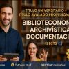 DOBLE TITULACIÓN ~ UNIVERSITARIA + PROFESIONAL: BIBLIOTECONOMÍA, ARCHIVISTICA Y DOCUMENTACIÓN (9 ECTS) + TÉCNICO SUPERIOR PROFESIONAL EN BIBLIOTECONOMÍA, ARCHIVÍSTICA Y DOCUMENTACIÓN