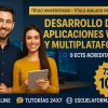 DOBLE TITULACIÓN ~ UNIVERSITARIA + PROFESIONAL: APLICACIÓN WEB Y MULTIPLATAFORMA (9 ECTS) + TÉCNICO SUPERIOR PROFESIONAL EN DESARROLLO DE APLICACIONES WEB Y MULTIPLATAFORMA