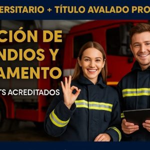DOBLE TITULACIÓN_UNIVERSITARIA + PROFESIONAL: SALVAMENTO EN INCENDIOS (10 ECTS) + TECNICO SUPERIOR PROFESIONAL EN EXTINCION DE INCENDIOS Y SALVAMENTO (ORIENTADO A SEAD0111)