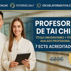 DOBLE TITULACIÓN_UNIVERSITARIA + PROFESIONAL: TAI CHI (7 ECTS) + PROFESOR DE TAI CHI