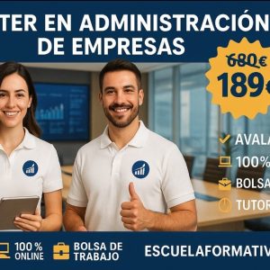 MÁSTER EN ADMINISTRACIÓN DE EMPRESAS