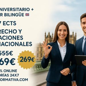 CURSO UNIVERSITARIO DE ESPECIALIZACIÓN EN DERECHO Y RELACIONES INTERNACIONALES (MODALIDAD BILNGÜE. 17 ECTS) + MÁSTER BILINGÜE EN DERECHO INTERNACIONAL Y RELACIONES INTERNACIONALES (DOBLE TITULACIÓN)