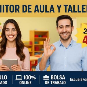 MONITOR DE AULA MATINAL Y TALLERES INFANTILES