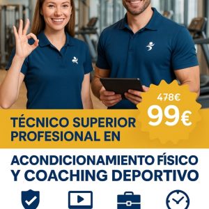 TÉCNICO SUPERIOR PROFESIONAL EN ACONDICIONAMIENTO FÍSICO Y COACHING DEPORTIVO