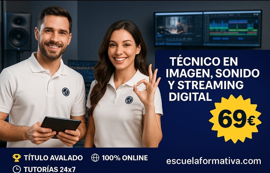 TÉCNICO PROFESIONAL EN IMAGEN, SONIDO Y STREAMING DIGITAL