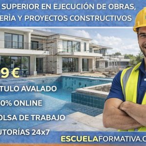 TÉCNICO SUPERIOR PROFESIONAL EN EJECUCIÓN DE OBRAS, ALBAÑILERÍA Y PROYECTOS CONSTUCTIVOS