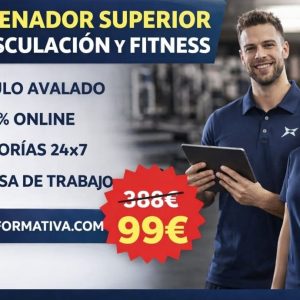 ENTRENADOR SUPERIOR DE MUSCULACIÓN Y FITNESS