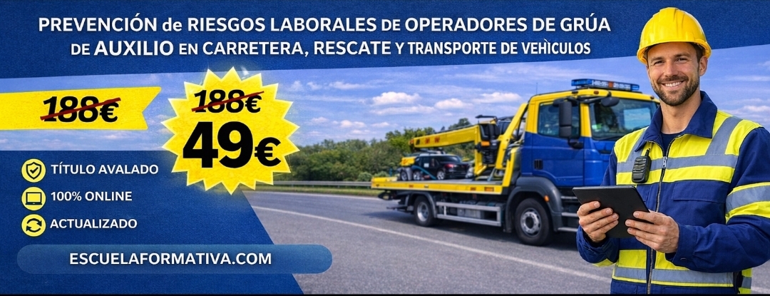 PREVENCIÓN DE RIESGOS LABORALES EN OPERACIONES CON GRÚA DE AUXILIO EN CARRETERA, RESCATE YTRANSPORTE DE VEHÍCULOS