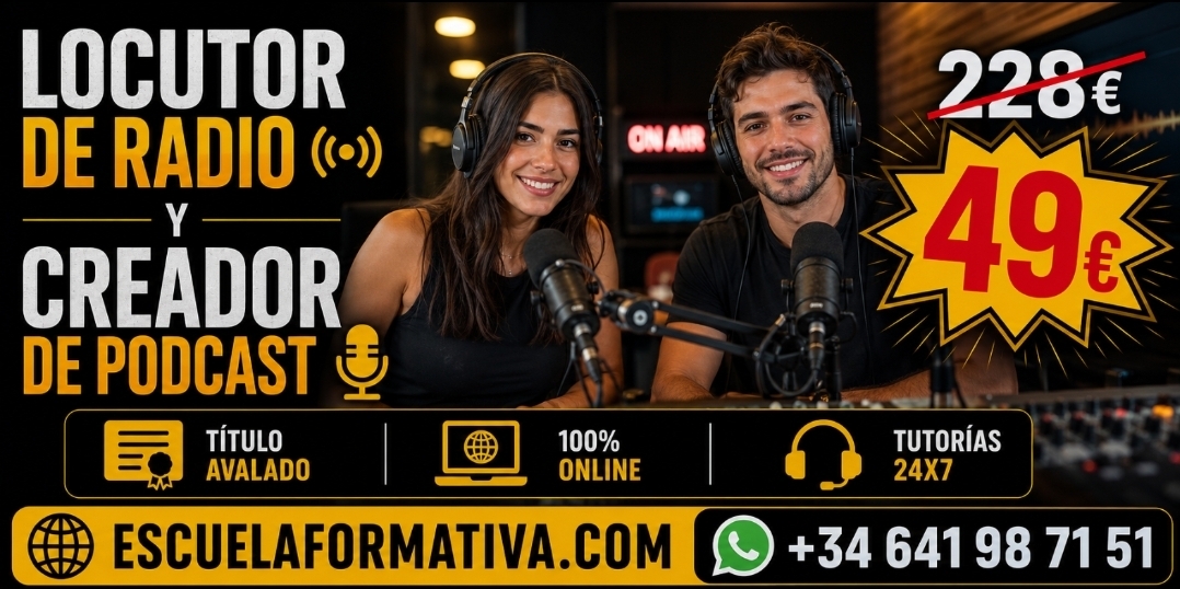 LOCUTOR DE RADIO Y CREADOR DE PODCAST