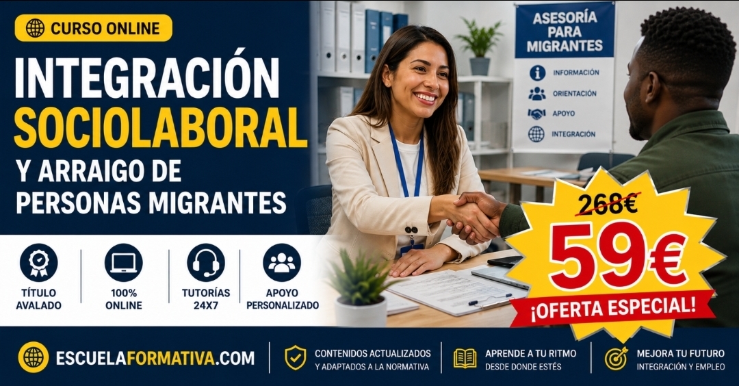 TÉCNICO PROFESIONAL EN INTEGRACIÓN SOCIOLABORAL Y ARRAIGO DE PERSONAS MIGRANTES