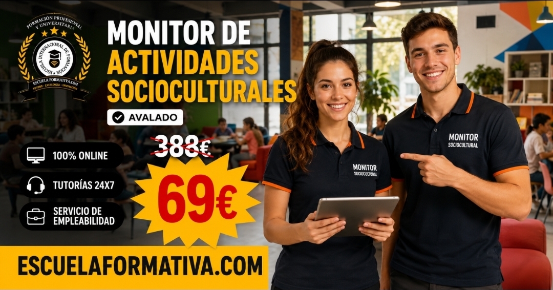 MONITOR DE ACTIVIDADES SOCIOCULTURALES