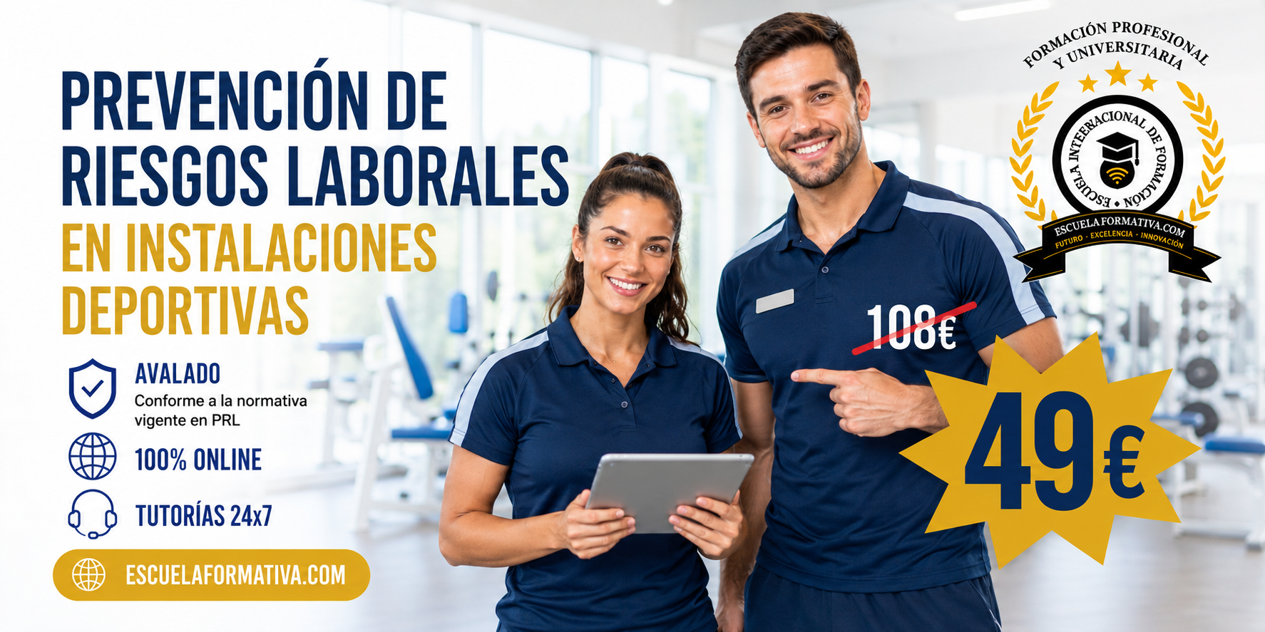 PREVENCIÓN DE RIESGOS LABORALES EN INSTALACIONES DEPORTIVAS