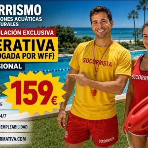 DOBLE TITULACIÒN: FEDERATIVA (HOMOLOGADA WFF) + PROFESIONAL ~ SOCORRISMO EN INSTALACIONES ACUÁTICAS Y MEDIOS NATURALES